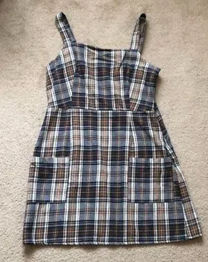 Plaid Pocket Dress thumbnail 3