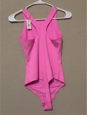 Aerlie SmoothEZ Pink One-Piece Bodysuit Size Small thumbnail 2