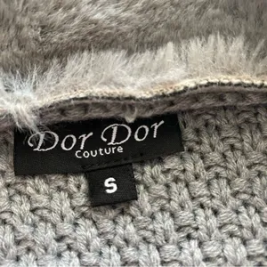 Dor Dor Couture Grey Zip Up‎ Jacket, Size Small thumbnail 5