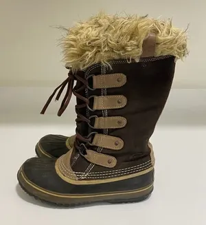 Sorel Joan of the Artic Winter Snow Boots Brown Size‎ 7 thumbnail 1