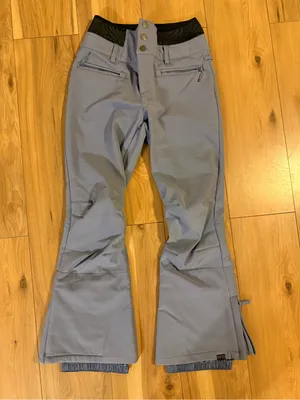 NEW Roxy RISING HIGH SNOW PANTS WOMEN'S Medium Blue DryFlight Waterproof thumbnail 1