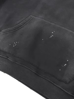 Vintage Washed Frayed Fleece Hoodie thumbnail 3