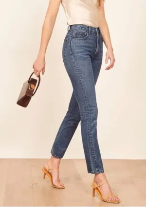 Reformation Stevie Ultra High Rise Jeans in Sydney Wash Sz 27 thumbnail 1