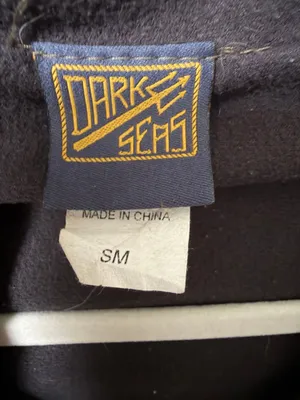 Dark Seas Small Camouflage Hooded Jacket with Black Fleece Lining thumbnail 3