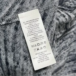 Free People We the Free Off Shoulder Burnout Top Large Gray thumbnail 4