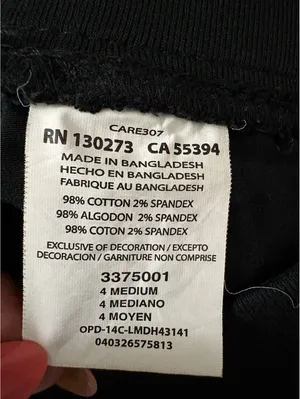 Lee Women's Black Cargo Capri Pants Size 4 Twill Cotton Stretch Mid Rise Pockets thumbnail 7