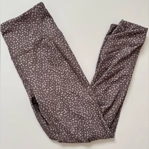 RBX Women's Leggings Size Small With Crossover Ankle Design and Polka Dot Print thumbnail 4
