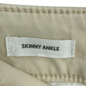 NWT LOFT Women’s 2023 Mid Rise Skinny Ankle Pants Light‎ Khaki Size 4 Preppy thumbnail 4