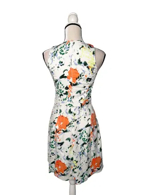 Gap Sara Floral Sleeveless Dress Size 8 thumbnail 4