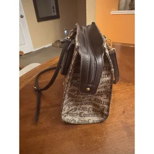 JUICY COUTURE Purse Modern Chic Satchel Bag Chestnut Chino Brown Logo thumbnail 5