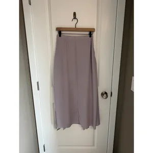 Halara Womens High Waisted Ruffle Front Midi Skirt Lavender Grey Size Small NWT thumbnail 6