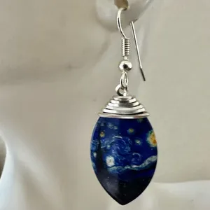 d’ears “Starry Night” Earrings – Vincent Van Gogh Artwork thumbnail 6