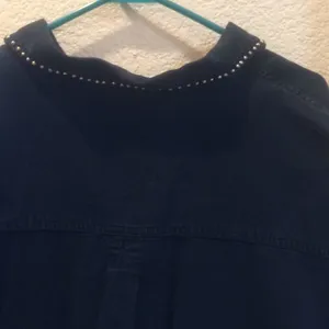 FINAL MARKDOWN Unique ladies button down blouse 26/28 Black thumbnail 6
