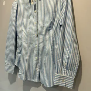 NWT Madewell Darted Long-Sleeve Button-Up Shirt Stripe‎ Cotton Regular Fit NP043 thumbnail 5