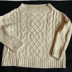 JODIFL Off White Cable Knit Chunky Sweater size S thumbnail 1