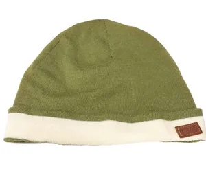 Coach Green and Cream Wool Beanie Hat Unisex thumbnail 1