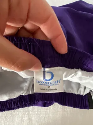 Clemson Shorts Purple Size M thumbnail 4