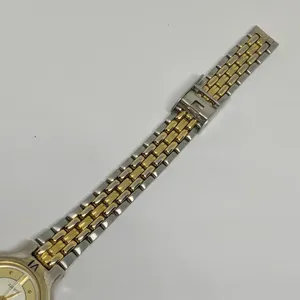 Superatic vintage women’s watch 25mm case gold silver tone Quartz analog running thumbnail 4