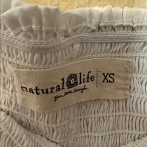 Natural Life‎ Daisy Skort Size XS in White thumbnail 3