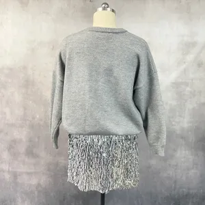 Mare Mare x Anthropologie Women Dress Size L Sequin Mixed Media Holiday Glam thumbnail 2