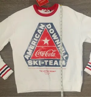 The Laundry Room Coca Cola American Downhill Ski Team Sweatshirt - Size XS - NWT thumbnail 9
