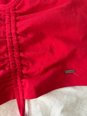 Hollister must have collection red halter tank top thumbnail 2