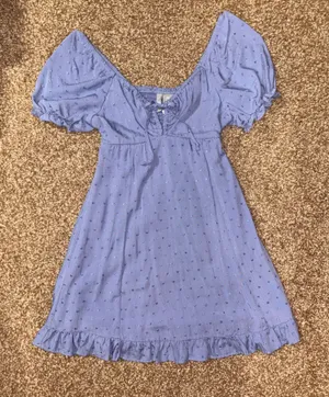 Blue Mini Dress Tillys thumbnail 1