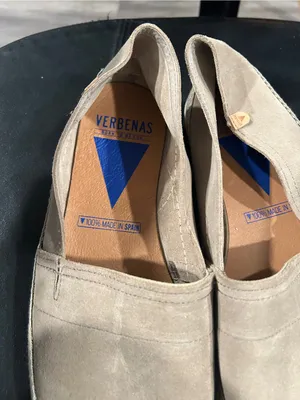 Women's Suede Slip-On Flats in Light Taupe thumbnail 8