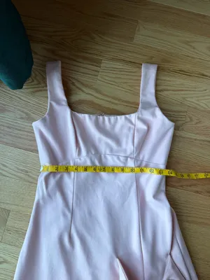 ELLIATT Pink Bow Mini Dress Size Medium Square Neck Party Dress thumbnail 8