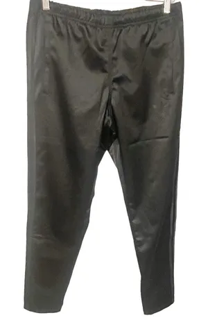 Adidas Size Small Snap Button Up Leg Trefoil Track Athletic Pants Pull On‎ thumbnail 1