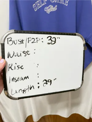 Aerie Blue Sweatshirt - Self Care Club-Size Medium thumbnail 2