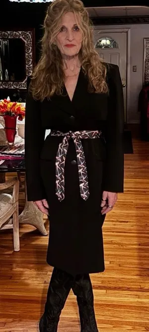 Tahari Black Tailored coat dress thumbnail 1