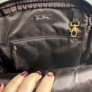 VERA BRADLEY Woman's Quilted Large Backpack Carryall Chocolate Brown thumbnail 10