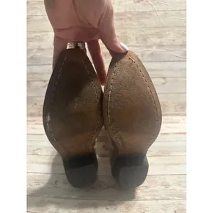 Justin Boots Western Cowgirl Women's Size 6.5 D Brown Cross Faith Brown Leather thumbnail 9