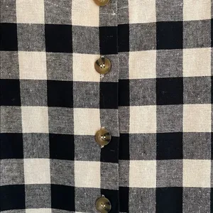 MODCLOTH x PRINCESS HIGHWAY Isabelle Dress Gingham Plaid Cotton Linen Size 10 thumbnail 14