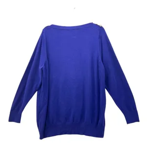 Susan Graver‎ Knit Sweater Cobalt 1X thumbnail 2