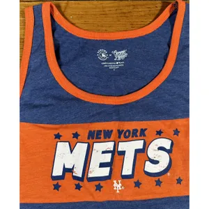 New York Mets Tank Top Shirt Womens Size S Campus Lifestyle‎ MLB thumbnail 3