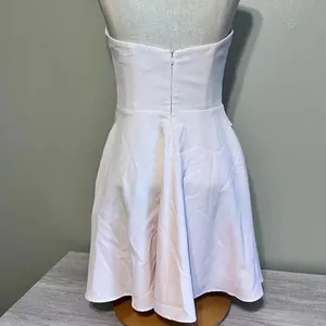 Keepsake Get Free Strapless Mini Dress Size Medium White thumbnail 8