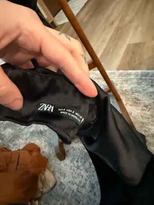 ZARA Dress Black Long thumbnail 4