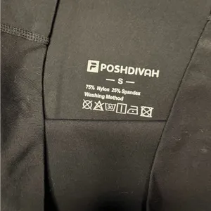Poshdiva maternity Black High-Waisted Leggings thumbnail 2