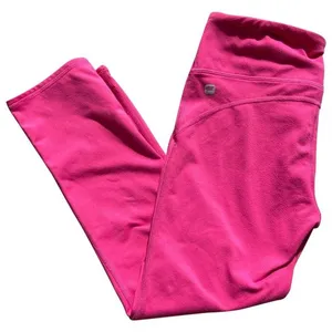 Fabletics Womens Leggings Size XS Lima Capri Workout Hot Pink Raspberry‎ Active thumbnail 1