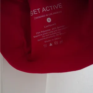 Set Active High Neck Pink Sports Bra thumbnail 2