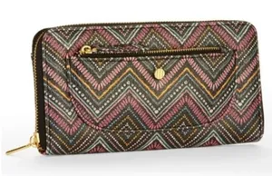 TIME AND‎ TRU | Woman's Multi-Color Victoria Dede Geometric Chevron Wallet thumbnail 1
