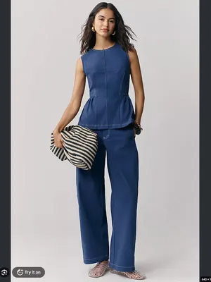 Anthropologie Maeve Curve Puddle Pants thumbnail 2