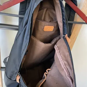 Gysan Black Backpack with Tan Accents — Everyday Backpack/Book Bag thumbnail 5