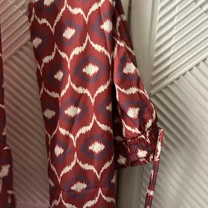 Stylish Women's Patterned Pants Brown Size M thumbnail 2