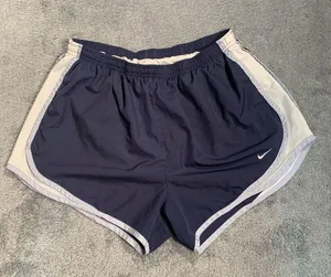 Nike Women's Dark Blue Athletic Shorts thumbnail 1