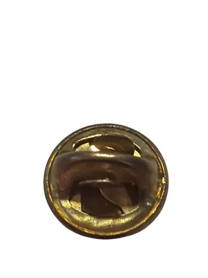 Vintage Jesus is Reason for Season Pin Brooch Ceramic Holly Christmas 1.25" thumbnail 4