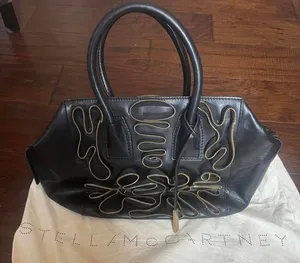 Stella McCartney Cavendish Black Tote Handbag thumbnail 1