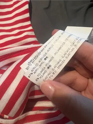 Zara red and white striped dress size xs thumbnail 9